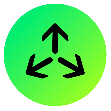 Three-Sided Cube logo