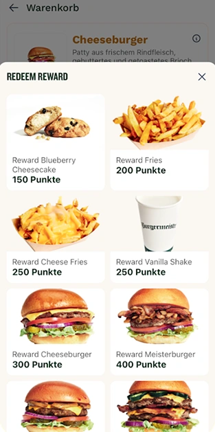 Burgermeister Mobile App screen 3