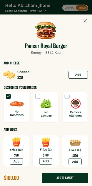 Burgermeister Mobile App screen 5