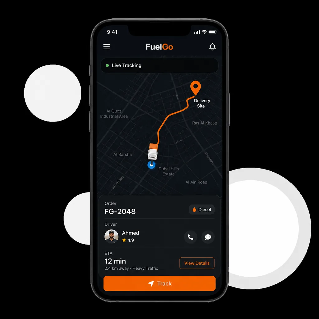 FuelGo GPS delivery tracking