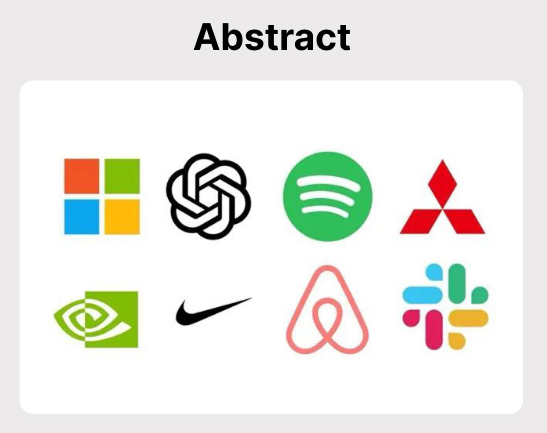 Abstract logo examples