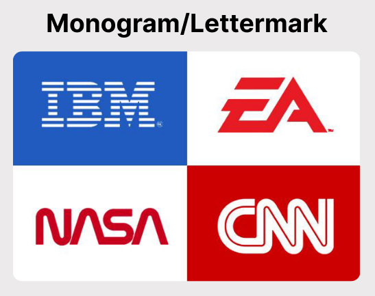 Monogram Lettermark logo examples