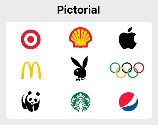 Pictorial logo examples
