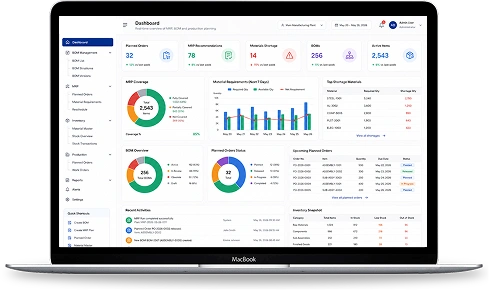 MRP and BOM Management Software