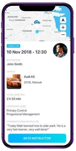 Screen preview: Eco-Driving Coaching