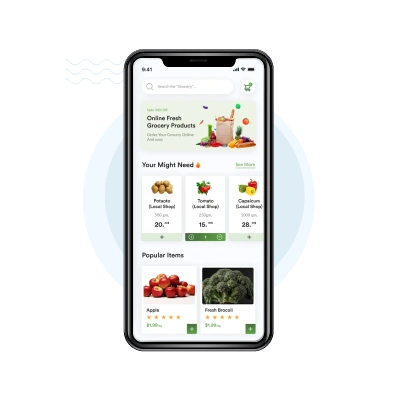 Store manager panel interface