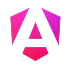 Angular framework logo &mdash; enterprise front-end for school administration portals
