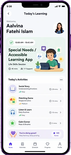 Special Needs / Accessible Learning App