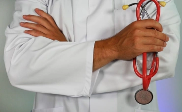 Healthcare industry illustration &mdash; patient portals and compliant web systems