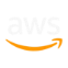 Amazon Web Services (AWS) logo — global infrastructure for custom web hosting