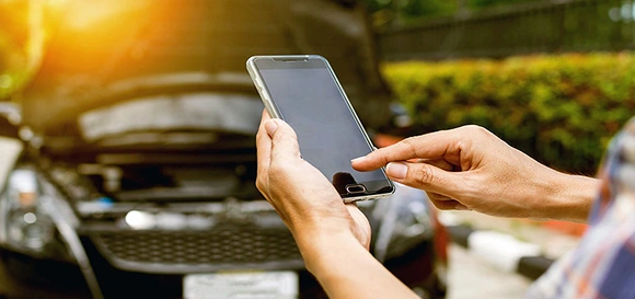 Illustration for door-to-door car service app development