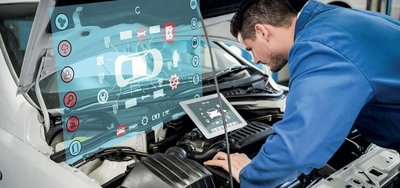 Illustration for door-to-door car service app development