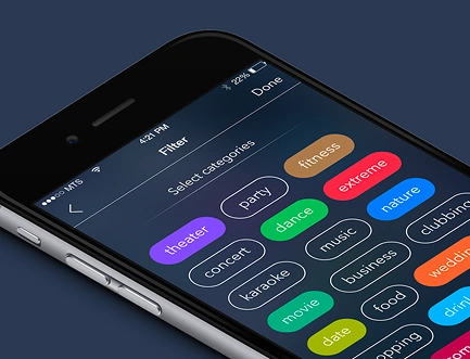 Step 2 &mdash; UX and UI design for event management applications