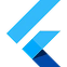 Flutter app technology icon