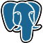 PostgreSQL database technology icon