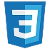 CSS icon for frontend technologies