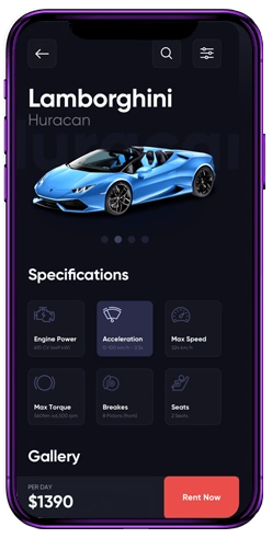 Illustration for door-to-door car service app development