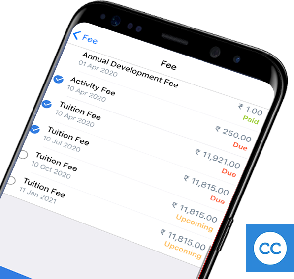TrackCC Class Management &mdash; portfolio preview